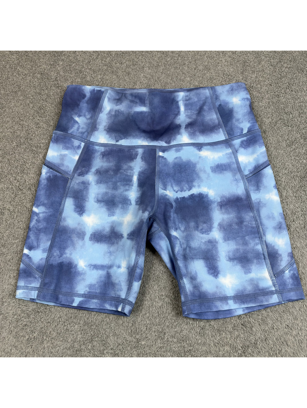 Korsa Bike Shorts Women's S Blue Tie Dye